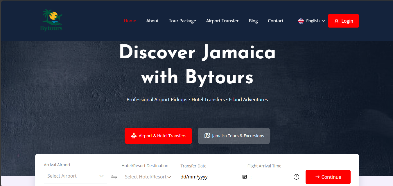 Bytours - Regional Tour & Transportation Management System